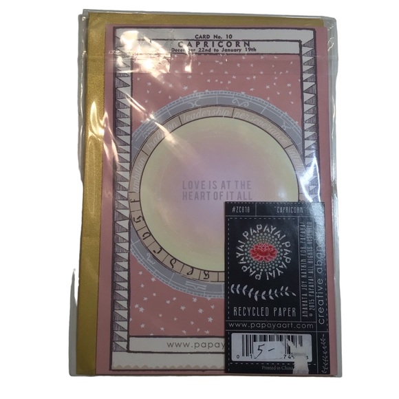 Papaya! Capricorn Greeting Card - Picture 2 of 2